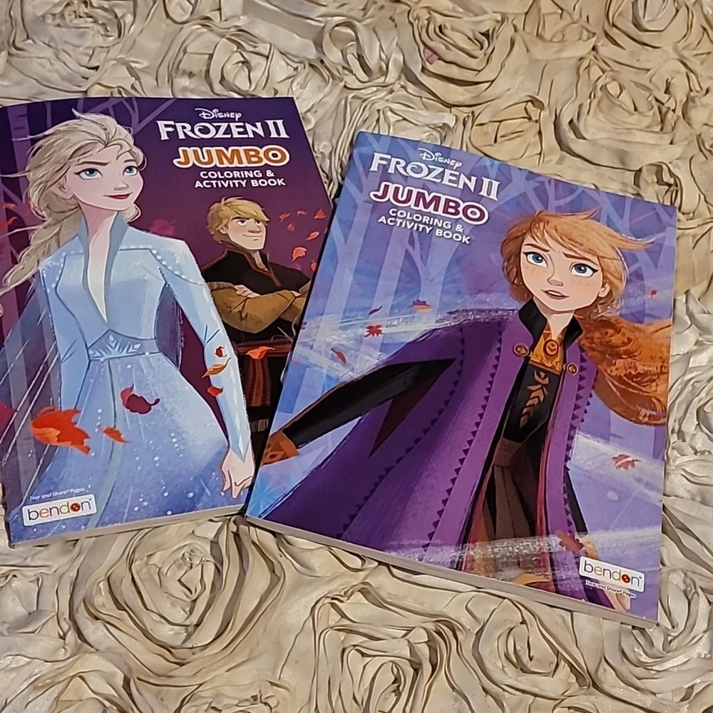 Frozen Coloring Books And Games Set.